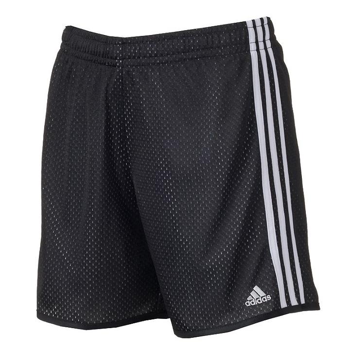 Women's Adidas Oncourt Mesh Shorts, Size: Xl, Black