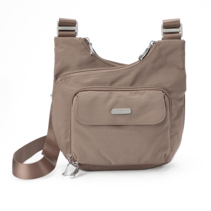 Women's Baggallini Criss Cross Crossbody Bag, Red/coppr (rust/coppr)