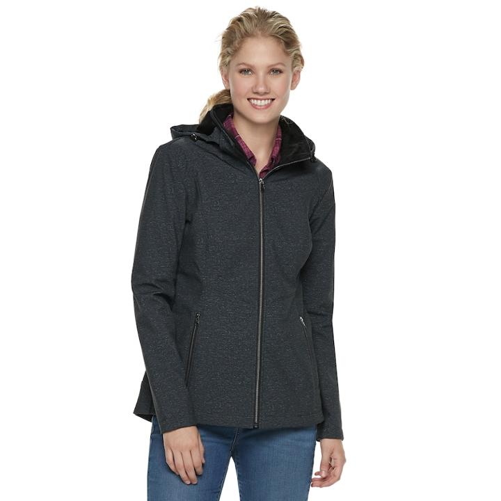 Women's Zeroxposur Lillian Hooded Soft Shell Jacket, Size: Small, Oxford