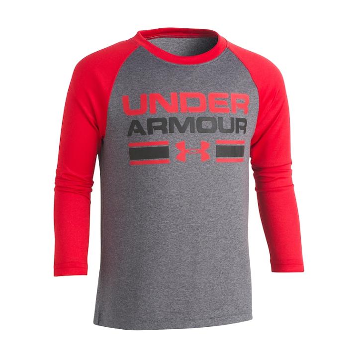 Boys 4-7 Under Armour Logo Raglan Tee, Size: 5, Oxford