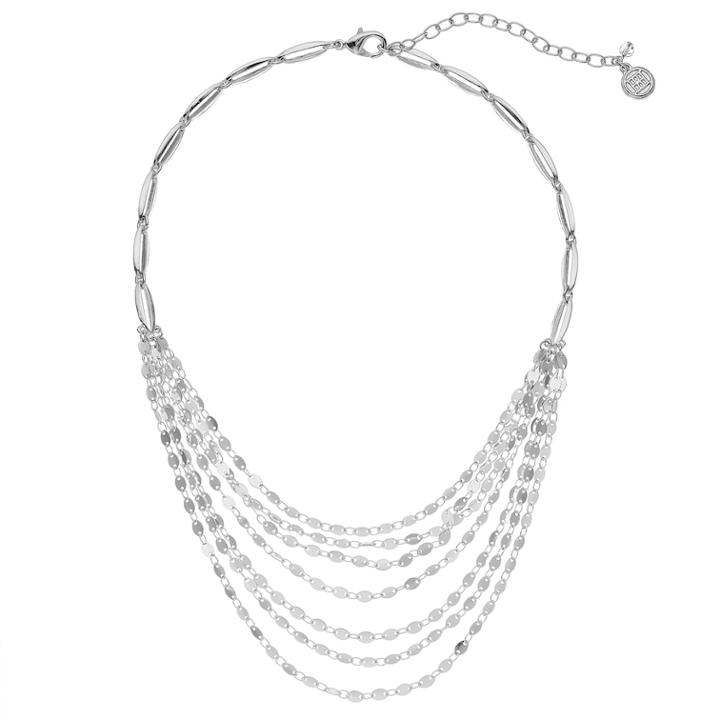 Dana Buchman Multi Strand Necklace, Women's, Silver