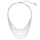 Dana Buchman Multi Strand Necklace, Women's, Silver