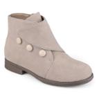 Journee Collection Rylan Girls' Ankle Boots, Size: 2, Med Beige