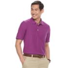 Men's Croft & Barrow&reg; Pique Performance Polo, Size: Xxl, Med Purple