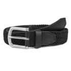 Men's Haggar Stretch Web Belt, Size: 38, Black