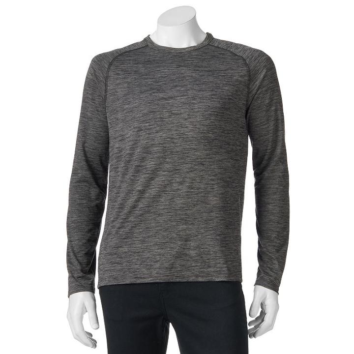 Men's Jockey Raglan Crewneck Sleep Tee, Size: Small, Grey