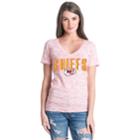 Women's Kansas City Chiefs Triblend Tee, Size: Large, Red