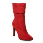Madden Nyc Savanah Women's High Heel Slouch Boots, Size: Medium (8), Med Red