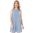 Women's Apt. 9&reg; French Terry Swing Dress, Size: Xxl, Blue (navy)