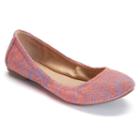Sonoma Goods For Life&trade; Women's Scrunch Ballet Flats, Size: 7.5, Orange