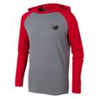 Boys 8-20 New Balance Hooded Performance Pullover Hoodie, Size: 8, Med Red