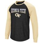 Men's Georgia Tech Yellow Jackets Hybrid Ii Tee, Size: Small, Grey (charcoal)