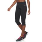 Women's Fila Sport&reg; Zipper Pocket Capri Leggings, Size: Large, Light Grey