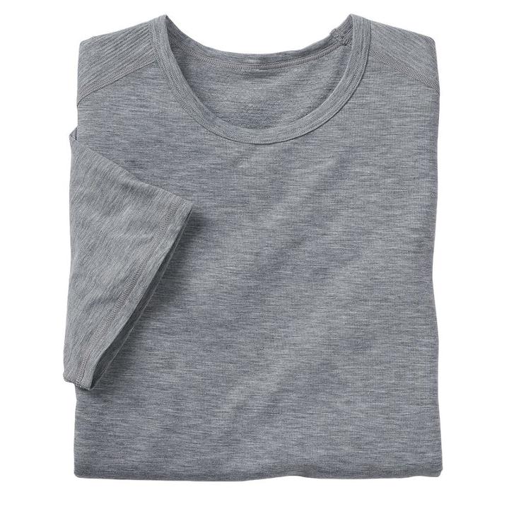 Men's Jockey Sport Outdoor Performance Crewneck Tee, Size: Medium, Brown Over