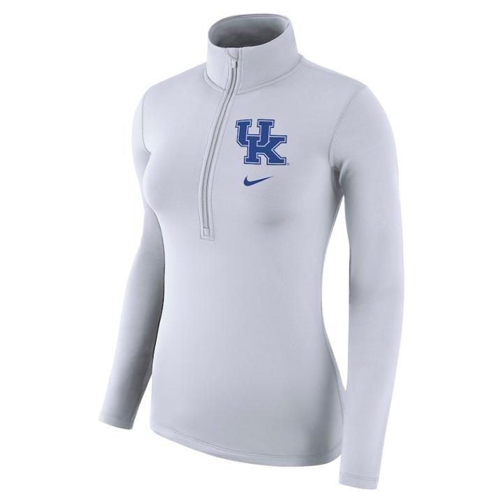 Women's Nike Kentucky Wildcats Dri-fit Pullover, Size: Xxl, White