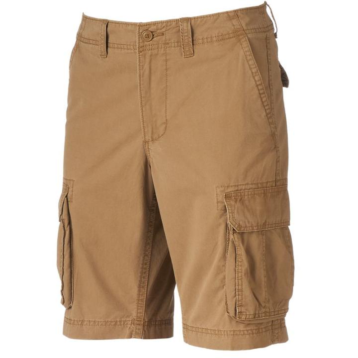 Big & Tall Sonoma Goods For Life&trade; Lightweight Twill Cargo Shorts, Men's, Size: 52, Med Brown