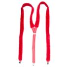 Wembley Fuzzy Holiday Suspenders, Men's, Red