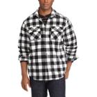 Men's Chaps Classic-fit Microfleece Shirt Jacket, Size: Xl, White