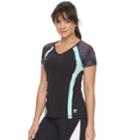 Women's Fila Sport&reg; Raglan Short Sleeve Tee, Size: Xs, Black