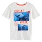 Boys 4-7x Sonoma Goods For Life&trade; Great White Shark Graphic Tee, Size: 5, White