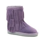 Koolaburra By Ugg Cable Girls' Short Winter Boots, Size: 12, Med Purple