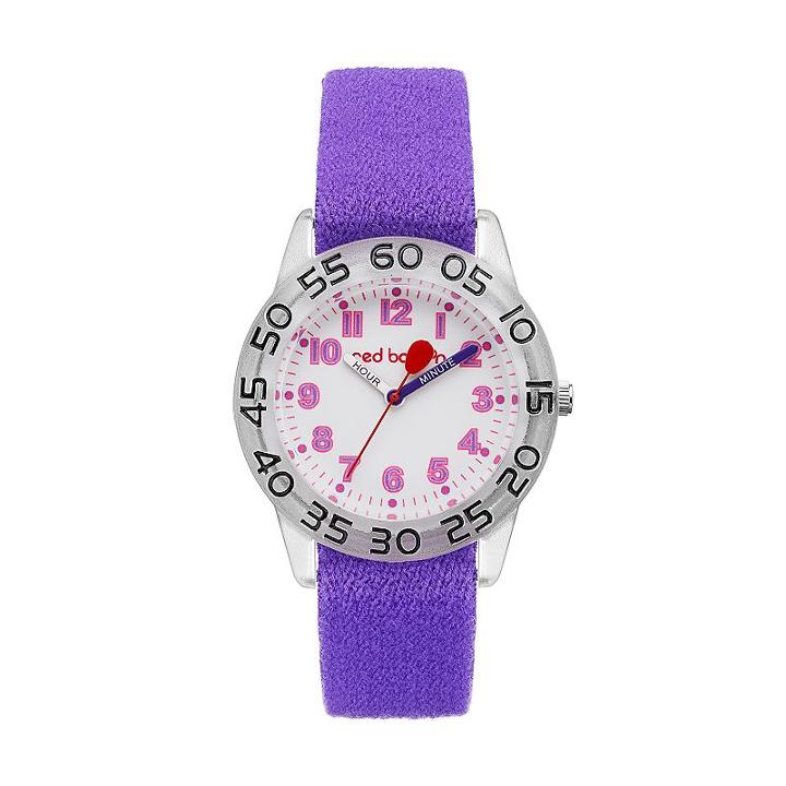 Red Balloon Kids' Time Teacher Watch, Girl's, Purple