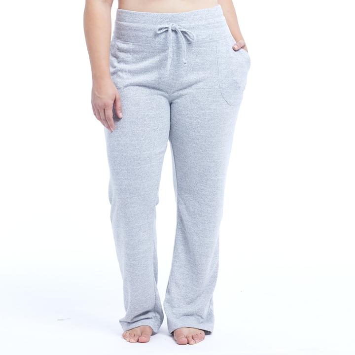 Plus Size Balance Collection Kate Sweatpants, Women's, Size: 1xl, Light Grey