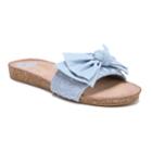 Fergalicious Mallory Women's Slide Sandals, Size: Medium (9), Dark Blue