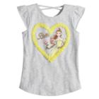 Disney's Beauty And The Beast Belle Girls 4-10 Ruffled Heart Graphic Tee By Jumping Beans&reg;, Size: 6, Med Grey