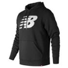 Men's New Balance Essential Pull-over Hoodie, Size: Xl, Black