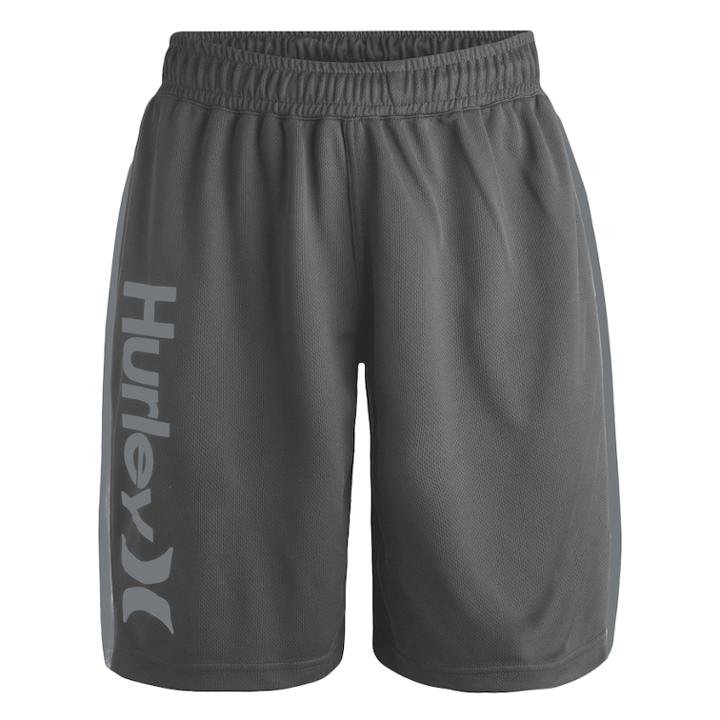 Boys 4-7 Hurley Logo Mesh Shorts, Size: 4, Med Grey