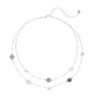 Lc Lauren Conrad Double-strand Disc Necklace, Women's, Silver