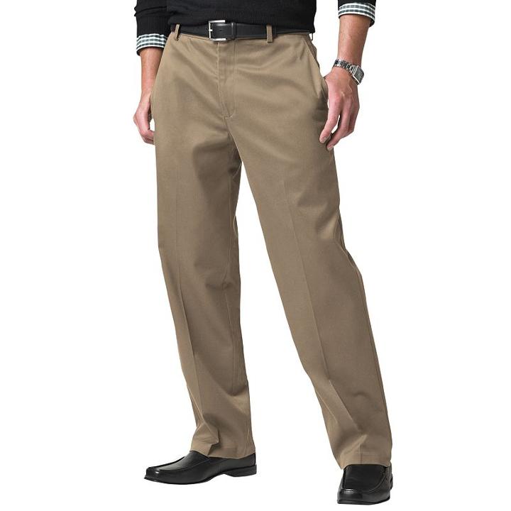 Men's Dockers&reg; D3 Signature Classic-fit Flat-front Pants, Size: 34x29, Lt Brown