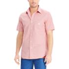 Big & Tall Chaps Classic-fit Easy-care Woven Button-down Shirt, Men's, Size: L Tall, Red