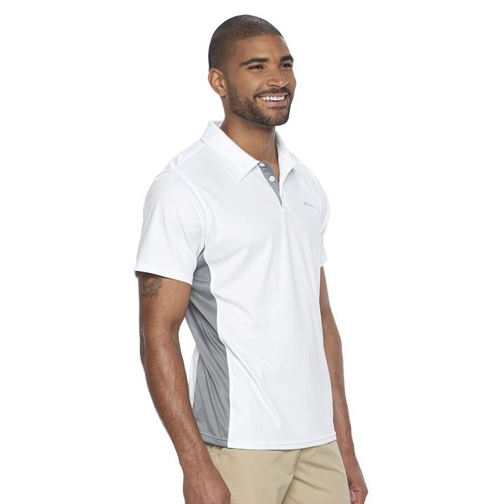 Men's Columbia Cool Coil Classic-fit Polo, Size: Xl, White