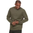 Men's Tek Gear&reg; Ultra Soft Fleece Top, Size: Xxl, Dark Green