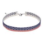 American Flag Choker Necklace, Women's, Multicolor