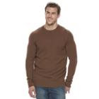 Big & Tall Croft & Barrow&reg; True Comfort Stretch Crewneck Sweater, Men's, Size: 3xb, Med Brown