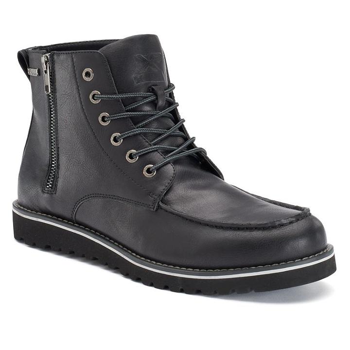 Xray Monroe Men's Lace-up Ankle Boots, Size: 7, Black