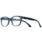 Women's Modera By Foster Grant Kinsley Blue Leopard Square Reading Glasses, Multicolor