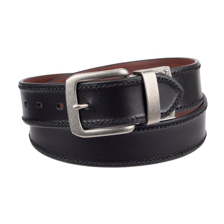 Men's Levi's&reg; Leather Reversible Jean Belt, Size: Xl, Grey (charcoal)