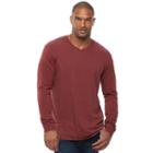 Big & Tall Sonoma Goods For Life&trade; Flexwear V-neck Tee, Men's, Size: Xl Tall, Med Red
