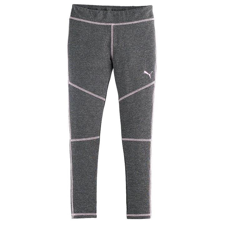Girls 4-6x Puma Active Heathered Leggings, Size: 5, Oxford
