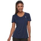 Women's Fila Sport&reg; Space-dyed Short Sleeve Tee, Size: Large, Dark Blue