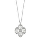 Lc Lauren Conrad Simulated Crystal Pendant Necklace, Women's, Silver