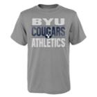 Boys' 4-18 Byu Cougars Light Streaks Tee, Size: 8-10, Grey