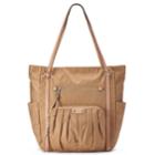 Utiliti By Rosetti Pleated Pocket Tote, Women's, Med Brown