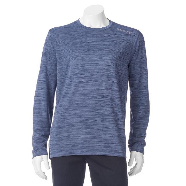 Men's Free Country Heathered Performance Tee, Size: Xxl, Blue (navy)
