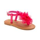 Petalia Floral Toddler Girls' Sandals, Size: 8 T, Pink