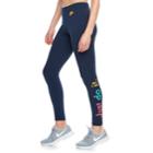 Women's Nike Sportswear Midrise Just Do It Graphic Leggings, Size: Medium, Light Blue
